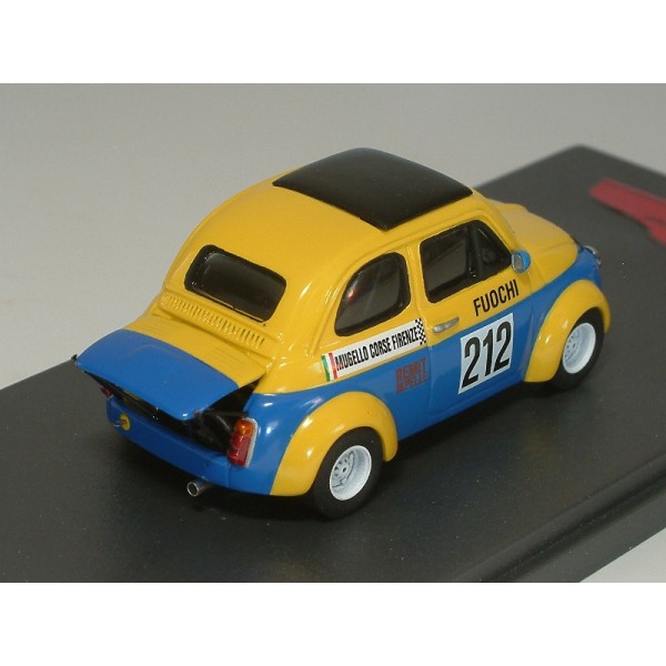 Fiat 500 Abarth 595 #212 Campionato Italiano 1972 Fuochi Mugello Corse - Standard Built 1:43